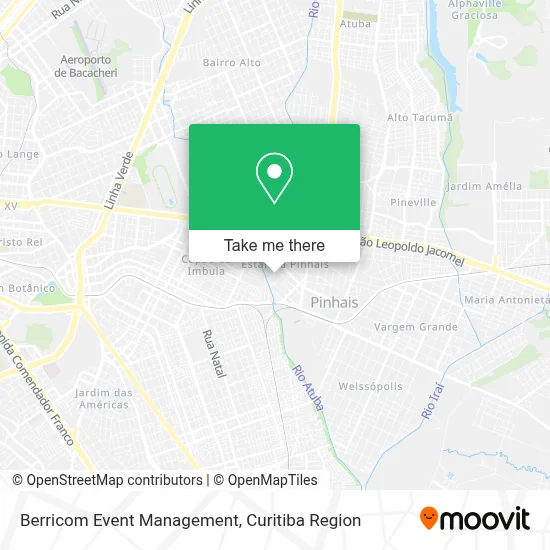Berricom Event Management map