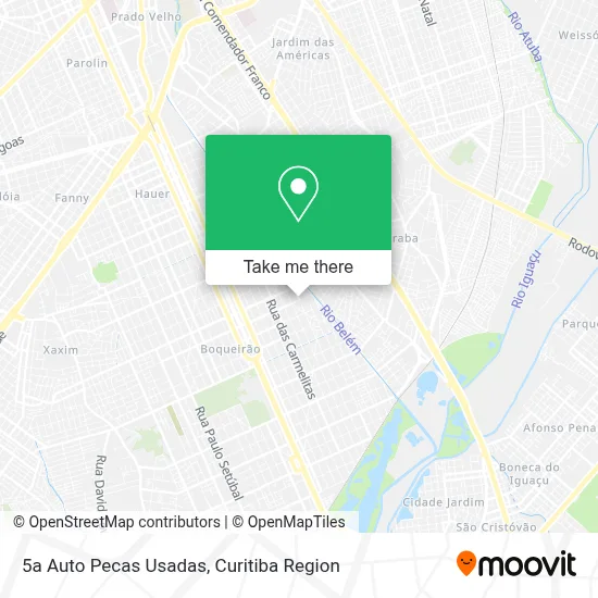 5a Auto Pecas Usadas map