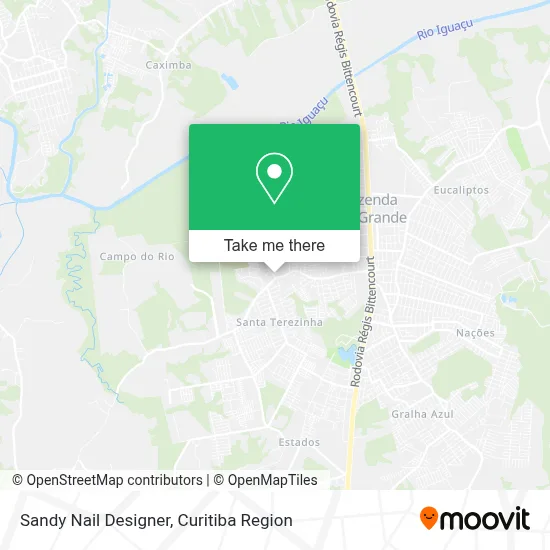 Sandy Nail Designer map