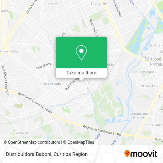 Distribuidora Baboni map