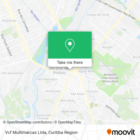 Vcf Multimarcas Ltda map