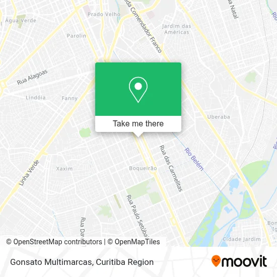 Gonsato Multimarcas map