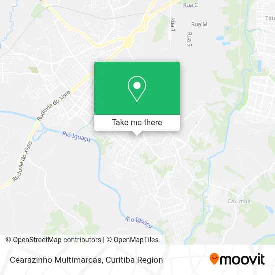 Cearazinho Multimarcas map