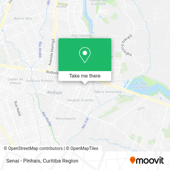 Senai - Pinhais map