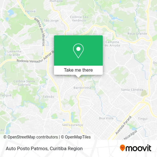 Auto Posto Patmos map