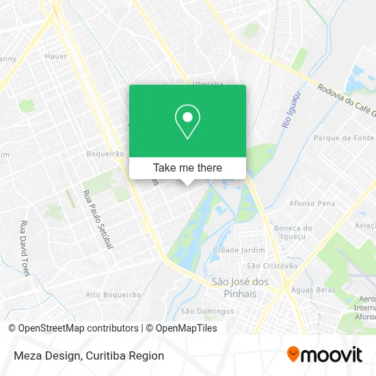 Meza Design map
