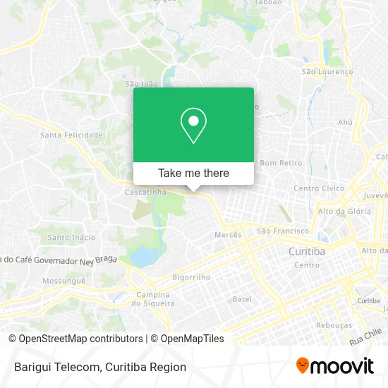 Barigui Telecom map