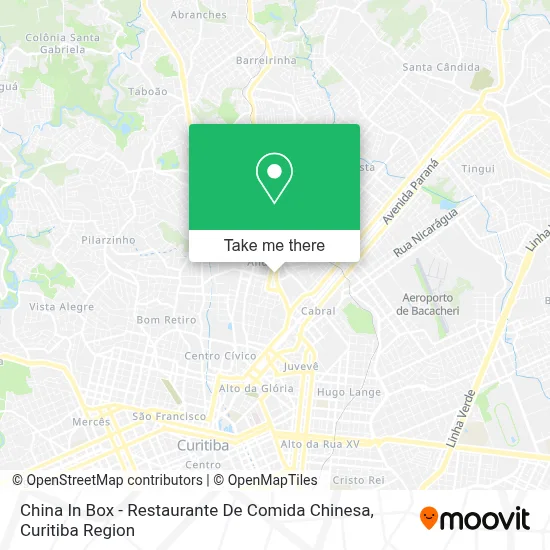 China In Box - Restaurante De Comida Chinesa map