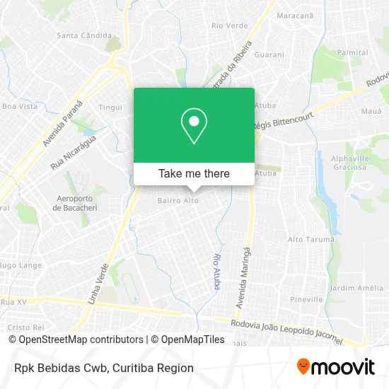 Rpk Bebidas Cwb map