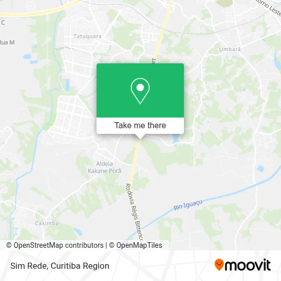 Sim Rede map