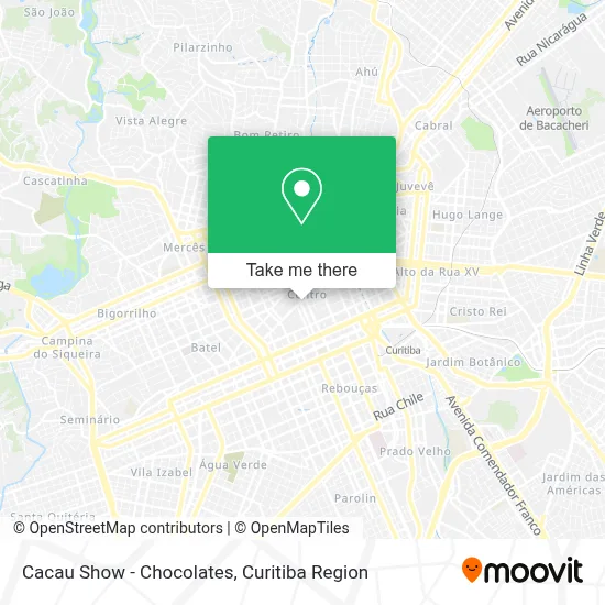 Cacau Show - Chocolates map