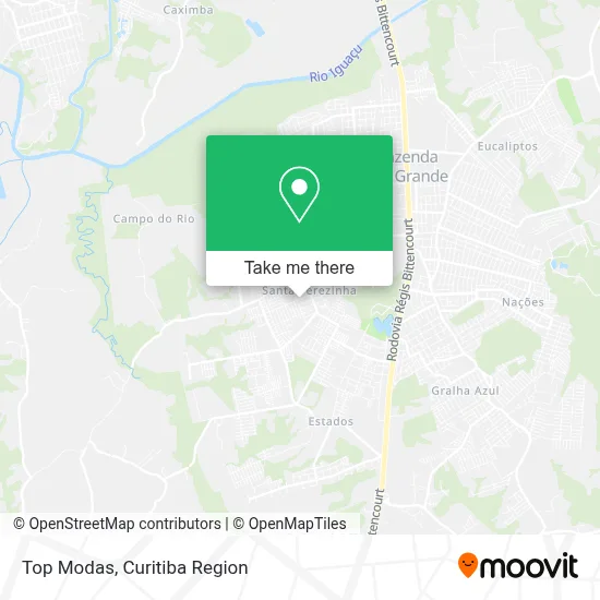 Top Modas map