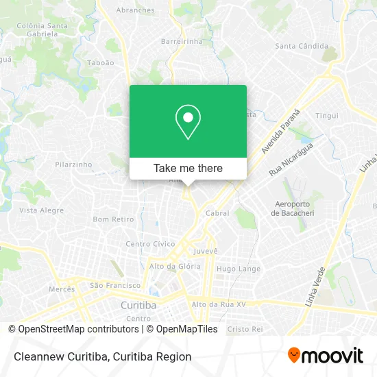 Cleannew Curitiba map