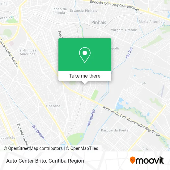 Auto Center Brito map