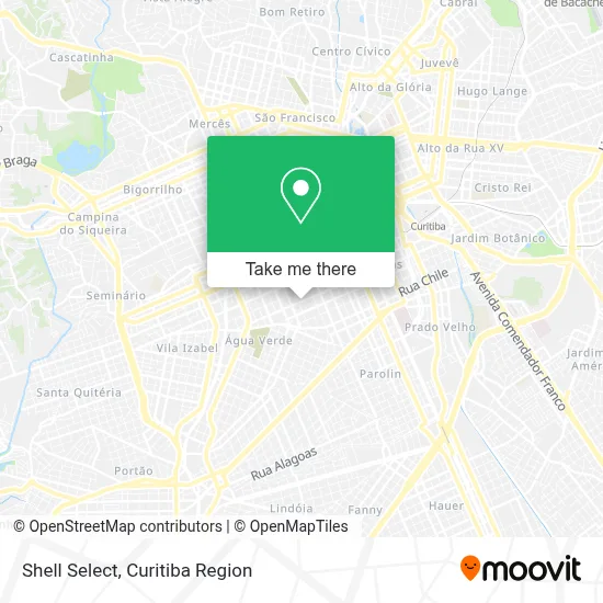 Shell Select map