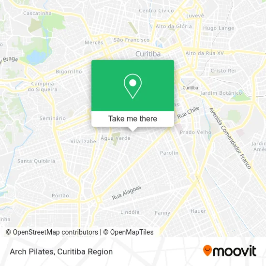 Arch Pilates map