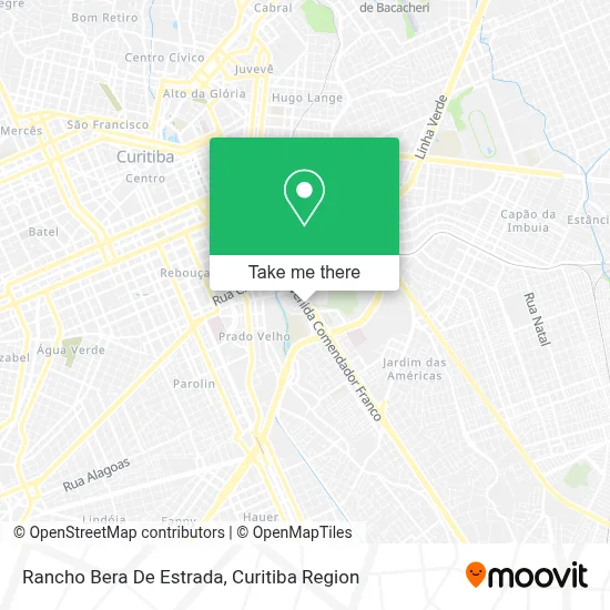 Rancho Bera De Estrada map