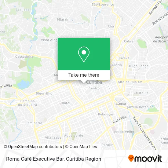 Roma Café Executive Bar map