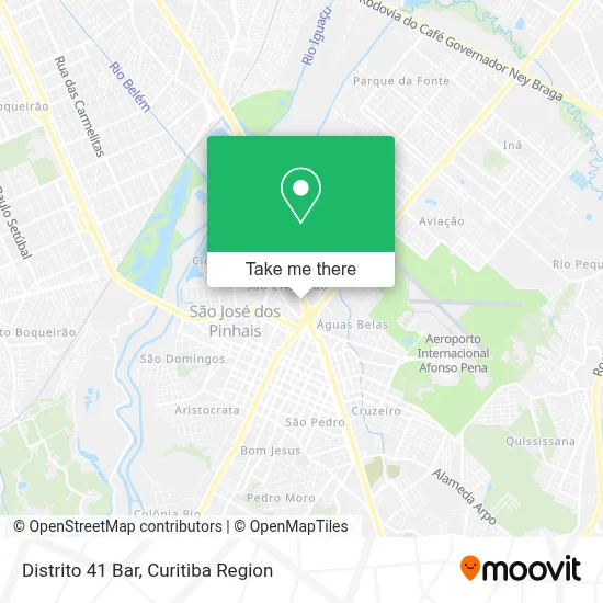 Distrito 41 Bar map