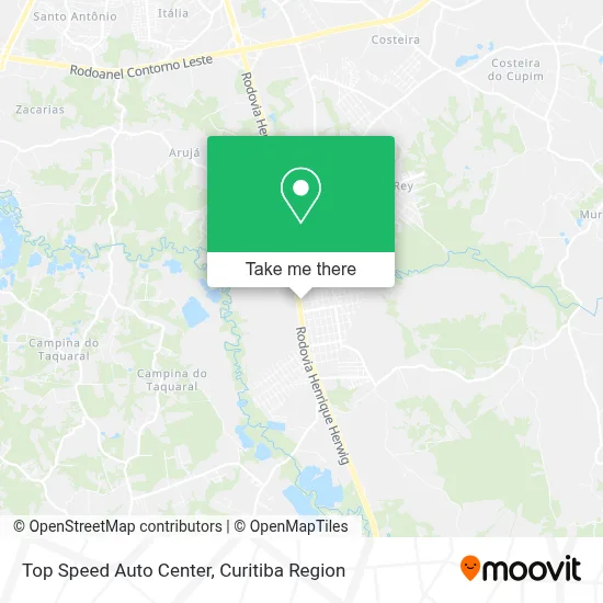 Top Speed Auto Center map