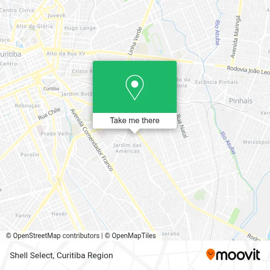 Shell Select map