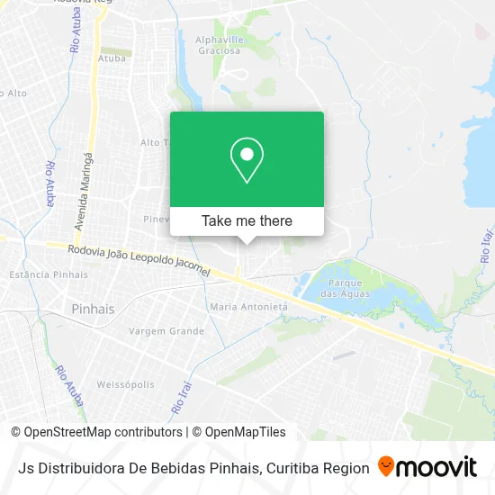 Js Distribuidora De Bebidas Pinhais map