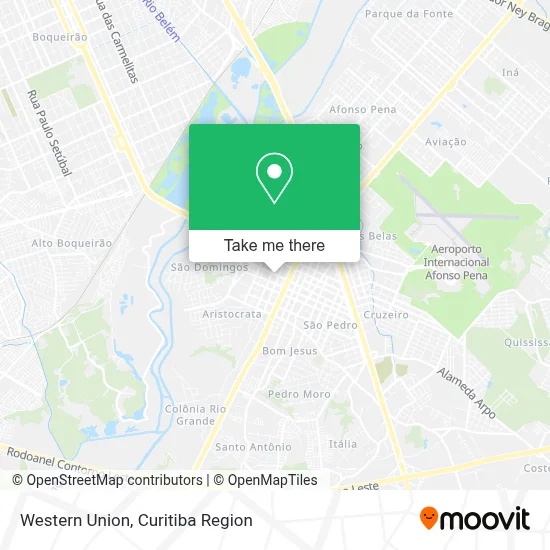Western Union map