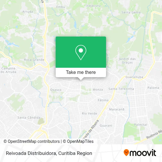 Reivoada Distribuidora map