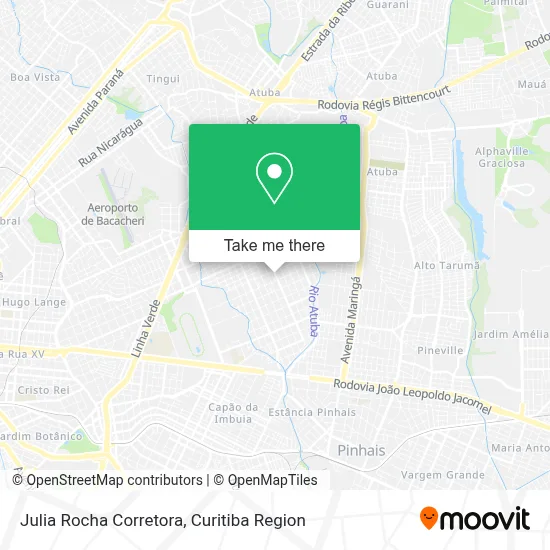 Julia Rocha Corretora map