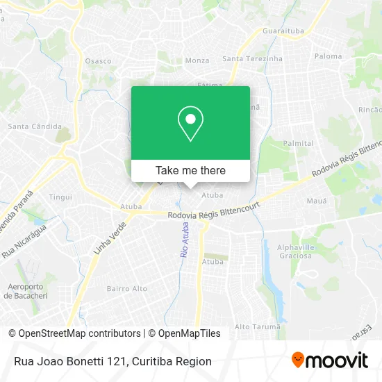 Rua Joao Bonetti 121 map