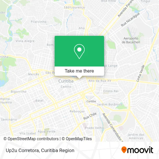 Up2u Corretora map