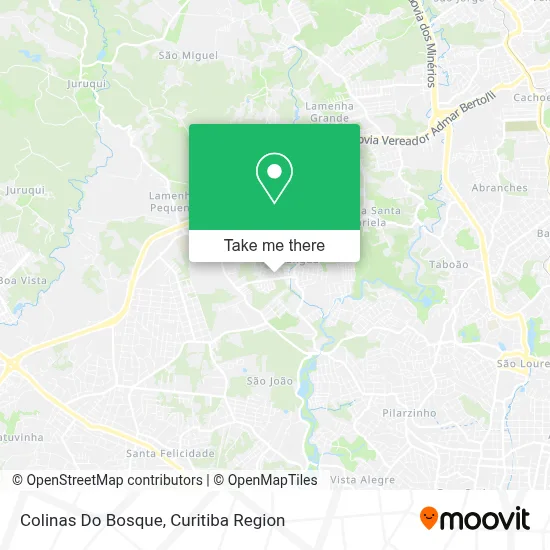 Colinas Do Bosque map