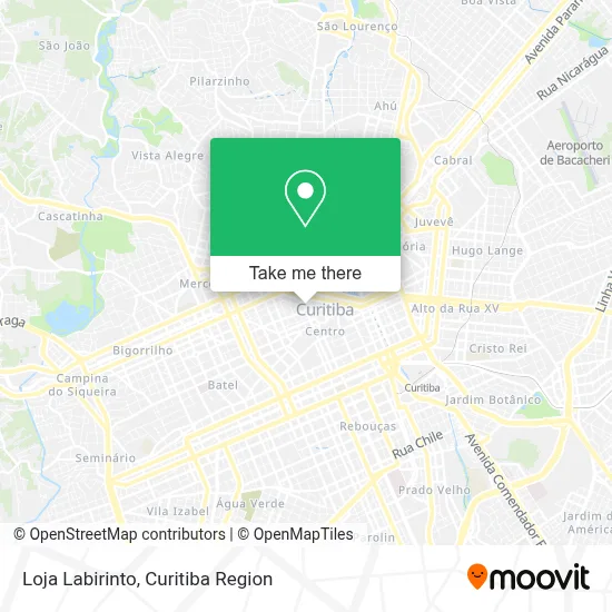 Loja Labirinto map