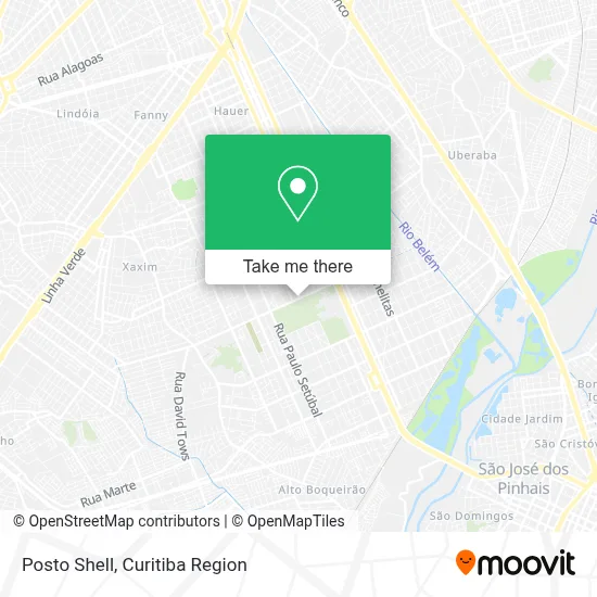 Posto Shell map