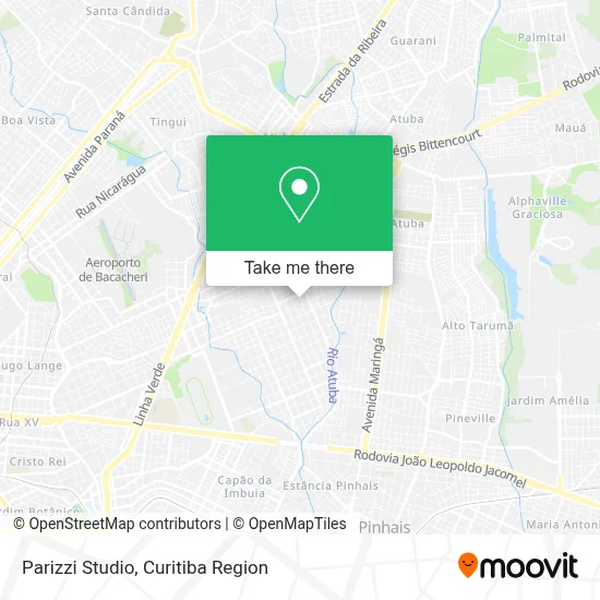 Parizzi Studio map