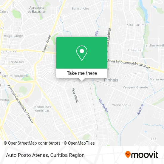 Auto Posto Atenas map