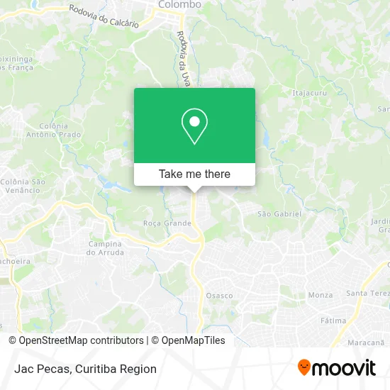 Jac Pecas map