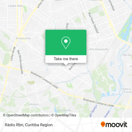 Rádio Rbn map