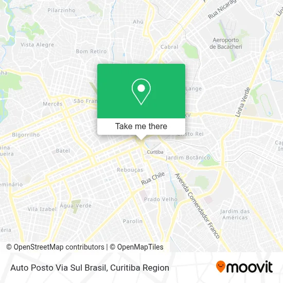 Auto Posto Via Sul Brasil map