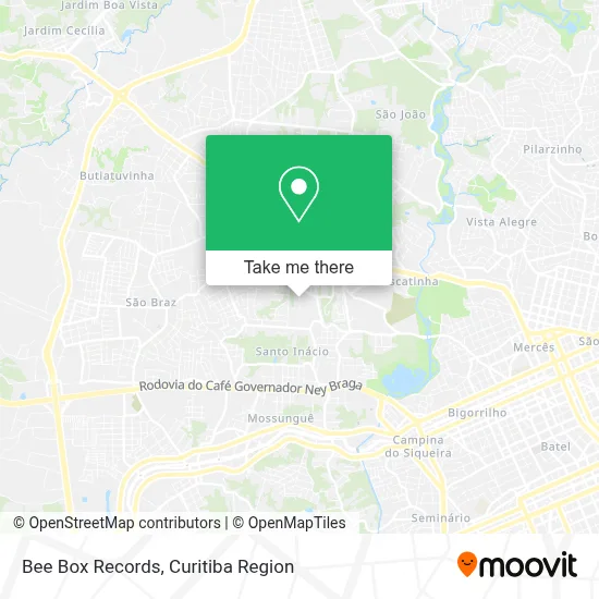 Bee Box Records map