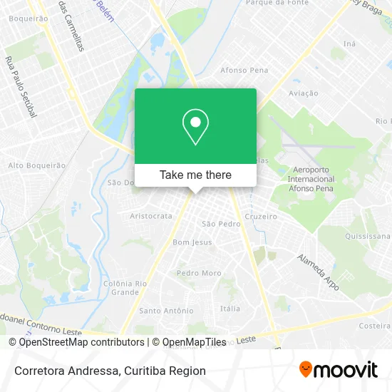 Corretora Andressa map