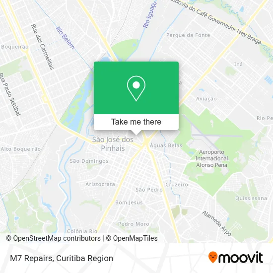 M7 Repairs map
