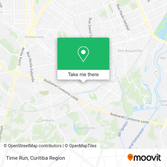 Time Run map