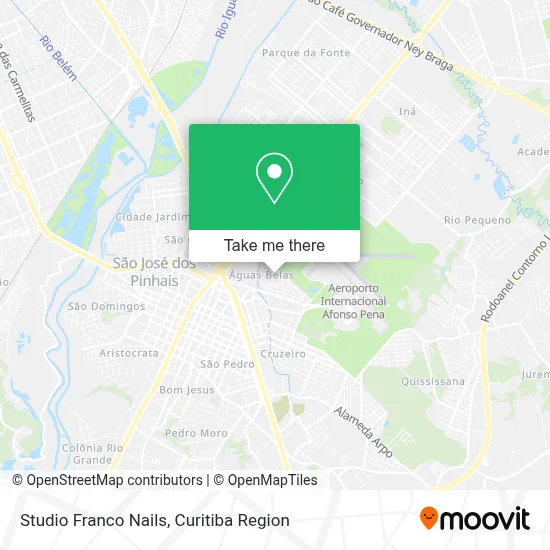 Studio Franco Nails map