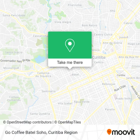 Go Coffee Batel Soho map