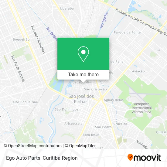 Ego Auto Parts map