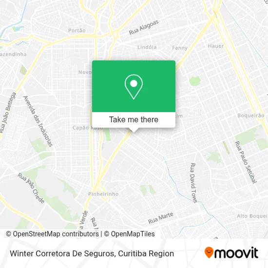 Winter Corretora De Seguros map
