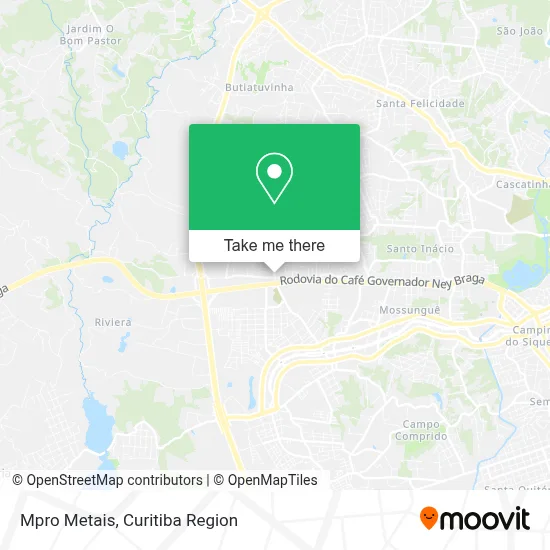 Mpro Metais map