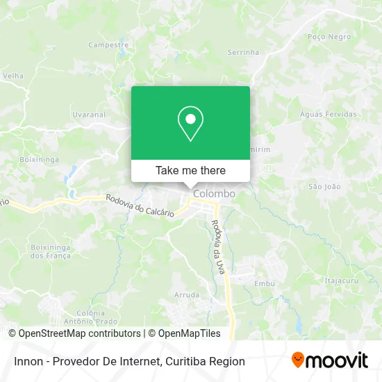 Innon - Provedor De Internet map