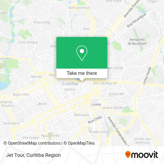 Jet Tour map